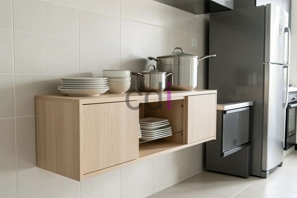 Bufet Dapur Gantung Minimalis: Pilihan Hemat Ruang & Estetika Modern